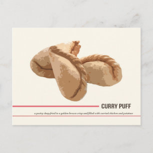Curry Puff vykort