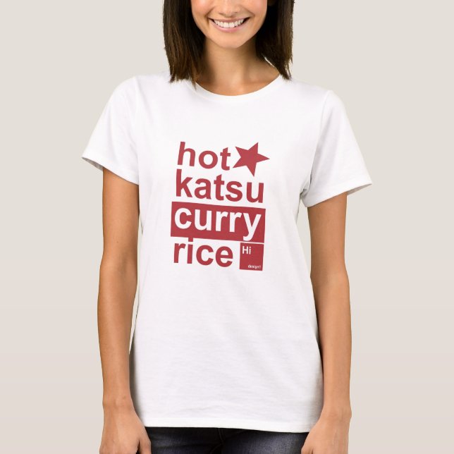 curry rice t-shirt (Framsida)