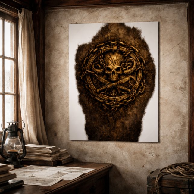 Cursed Coin Pirate Sigil Poster (Skapare uppladdad)