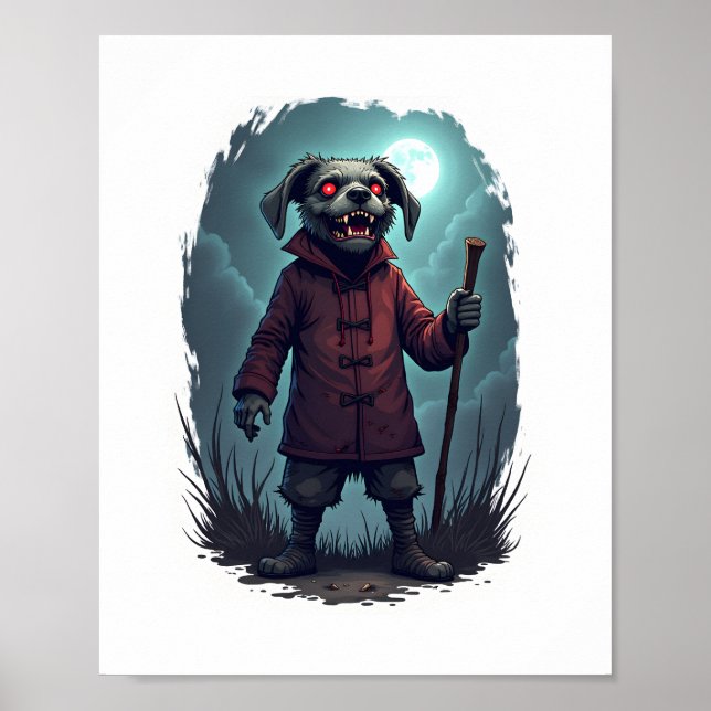 Cursed Collie Crawl Poster (Framsidan)