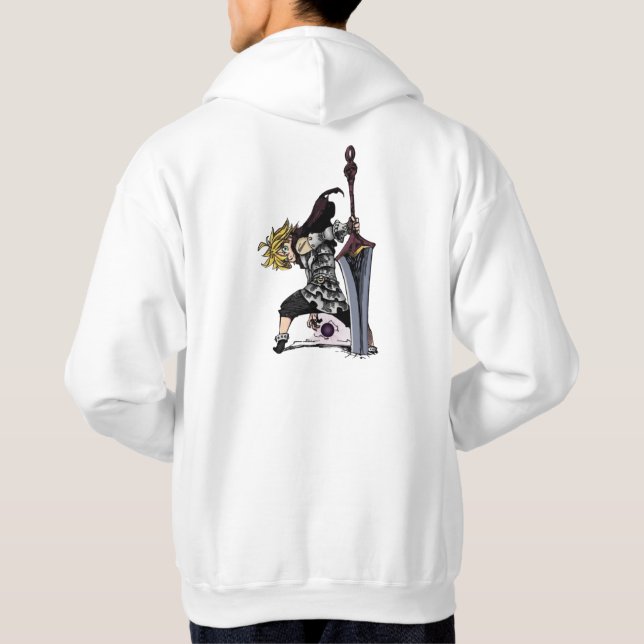 ⚔️Cursed Dragon Blade Tee – Broken Sword Legend🔥 Hoodie (Baksida)