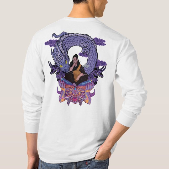 🖤Cursed Elite Sorcerer Tee – Dark Aura Edition (Baksida)