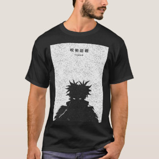 Cursed Shadow Figure Dark Anime Silhouette Choso T Shirt