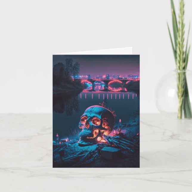 Cursed Sjö Skull Kort (Framsida)