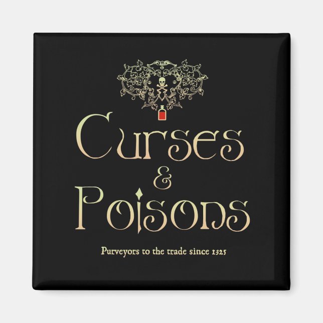 Curses och Poisons Magnet (Framsidan)
