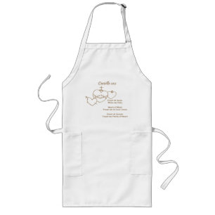 Cursillo Apron Långt Förkläde