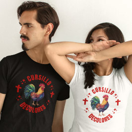 Cursillo Decolores Colorful Tupp med Kor T Shirt