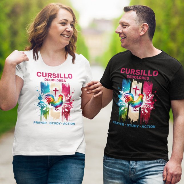 Cursillo DeColores Tupp & Kor-penseldrag T Shirt (Skapare uppladdad)