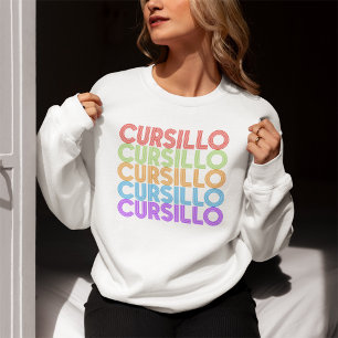Cursillo Färgglatt RegnbågsDeColores T Shirt