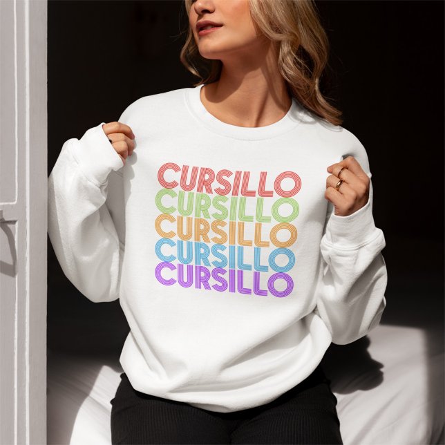Cursillo Färgglatt RegnbågsDeColores T Shirt (Skapare uppladdad)