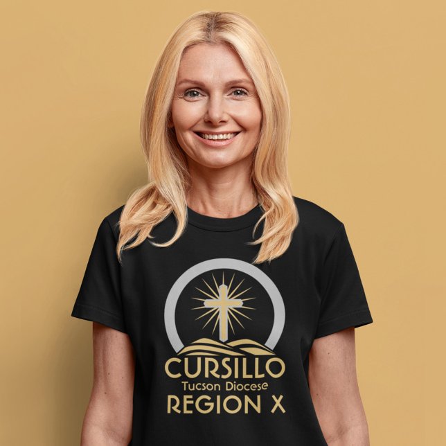 Cursillo Radiant Kor på Backe Diocese & Region T Shirt (Skapare uppladdad)