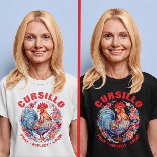 Cursillo Tupp med Ro Pray Reflect Grow T Shirt