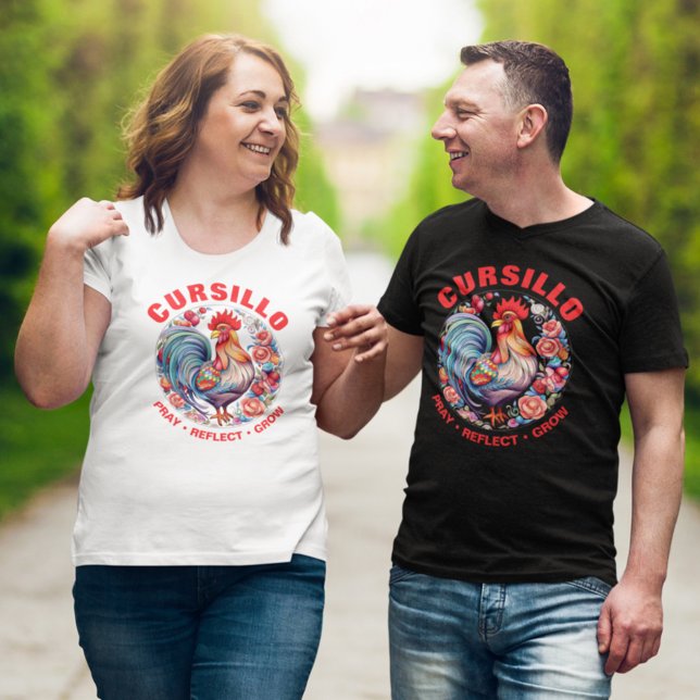 Cursillo Tupp med Ro Pray Reflect Grow T Shirt (Skapare uppladdad)