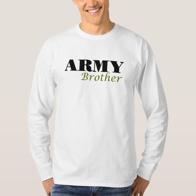 (Cursive) armébroder, Tee (Framsida)