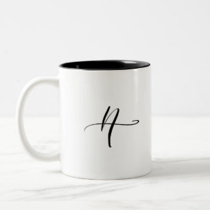 Cursive mugg för brev "A"
