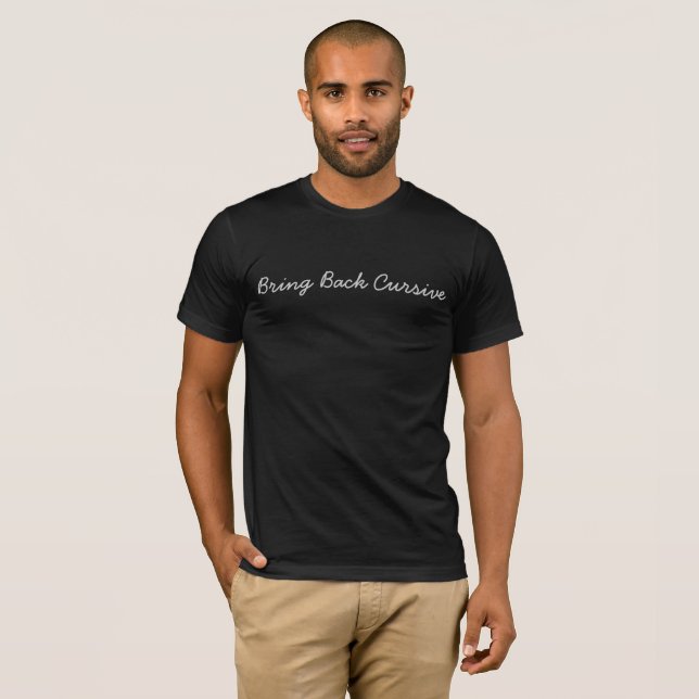 CURSIVE T-SHIRT (Hel framsida)