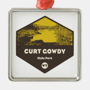 Curt Gowdy State Park Wyoming Julgransprydnad Metall