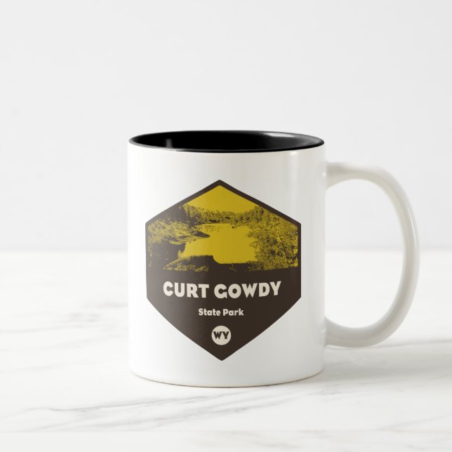 Curt Gowdy State Park Wyoming Två-Tonad Mugg (Höger)