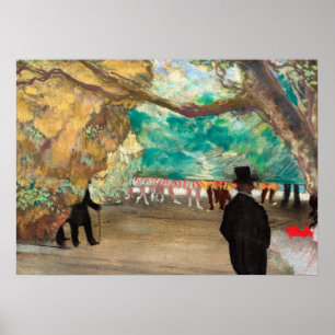 Curtain, 1880 av Edgar Degas Poster