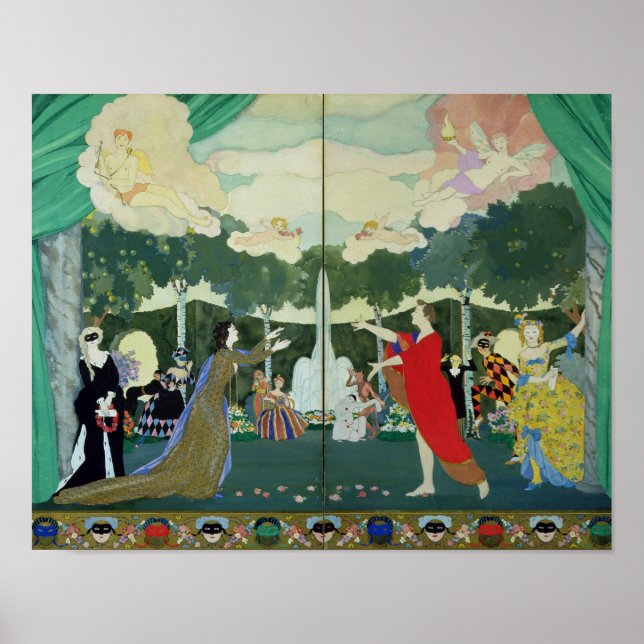 Curtain Design for the Free Theater in Poster (Framsidan)