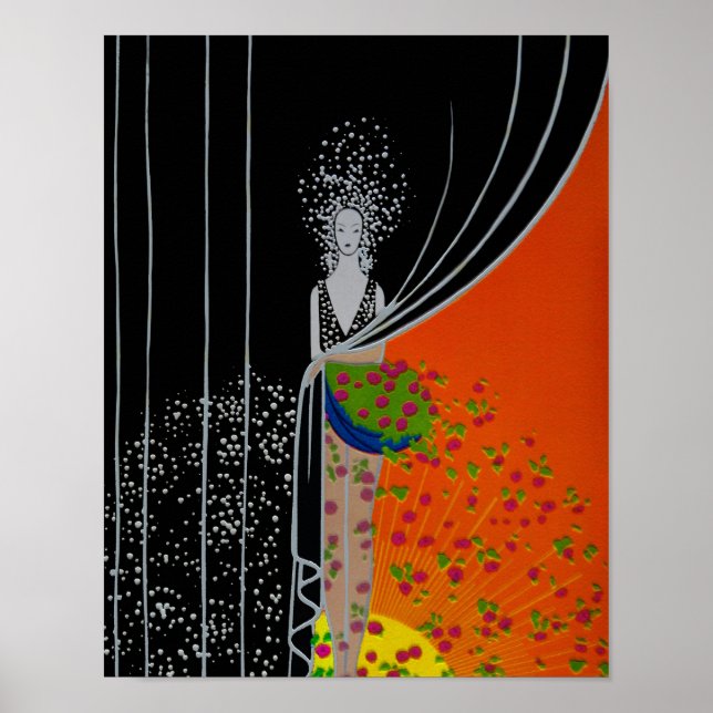 Curtain Mode Plate ~ 11x14 Poster/Skriv ut Poster (Framsidan)