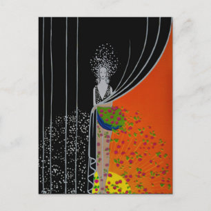 Curtain Mode Plate ~ Postcard / Inbjudan