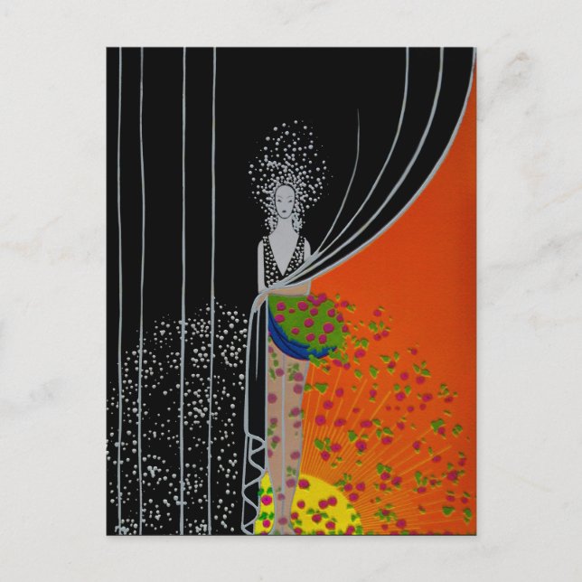 Curtain Mode Plate ~ Postcard / Inbjudan (Framsida)