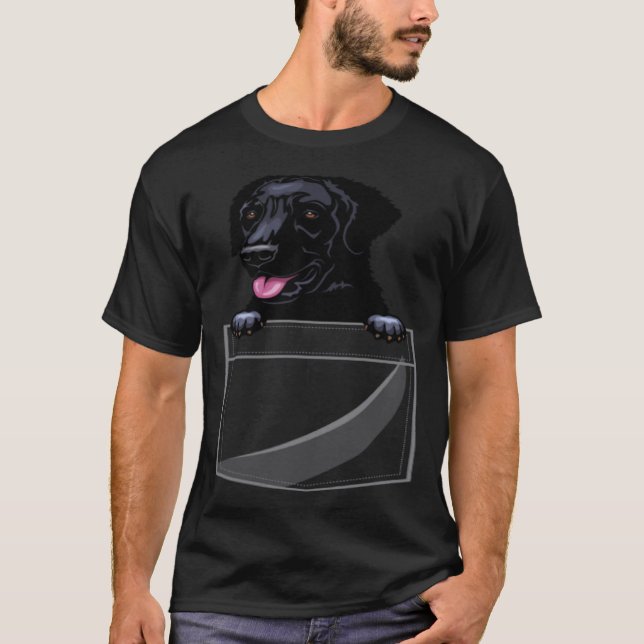 Curted Jackat Retriever in a Pocket T Shirt (Framsida)