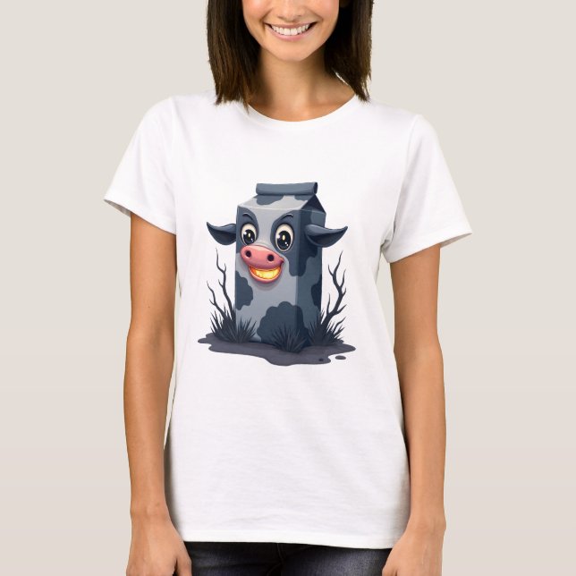 Curted Mjölk Carton Cow T Shirt (Framsida)