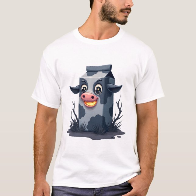 Curted Mjölk Carton Cow T Shirt (Framsida)
