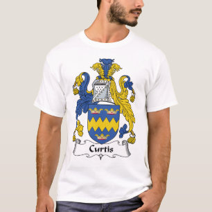 Curtis familjvapensköld t-shirt