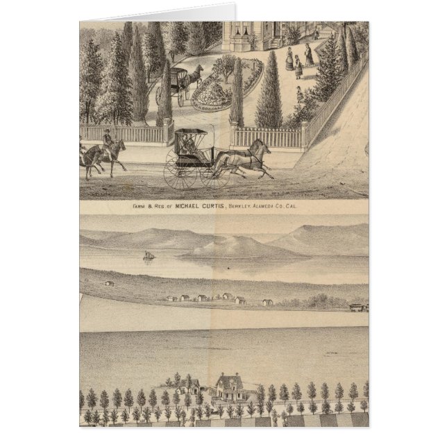 Curtis farm, Poirier Tract Hälsningskort (Framsidan)