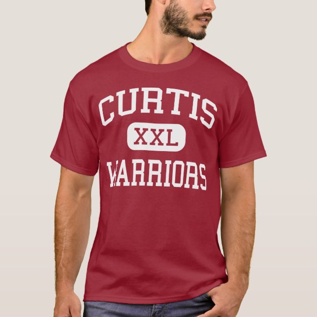 Curtis - krigare - kick - Staten ö New York Tee Shirt (Framsida)