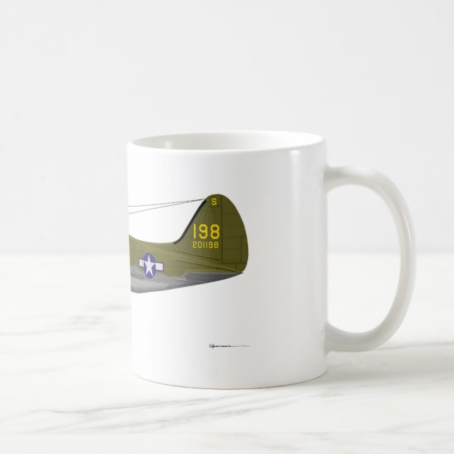 Curtiss C-46 kommando Kaffemugg (Höger)