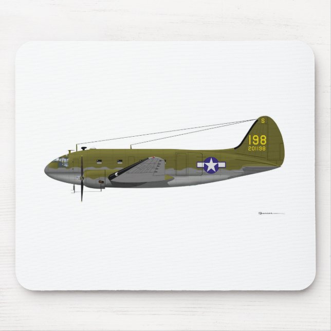 Curtiss C-46 kommando Musmatta (Framsidan)