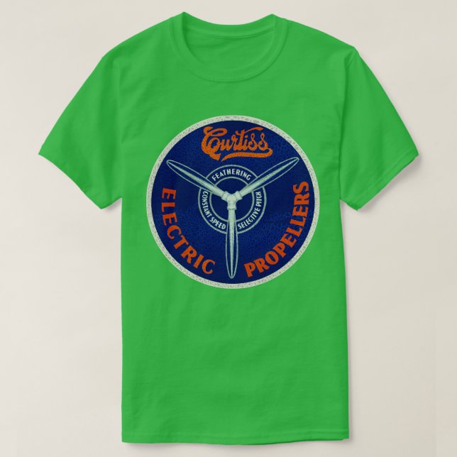 Curtiss Electric Propellors T Shirt (Design framsida)