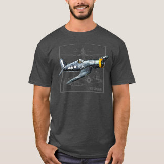 Curtiss F4U Corsair WW2 Fighter Flygplan T Shirt