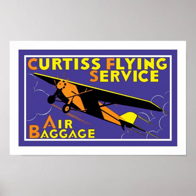 Curtiss-flygtjänst Poster (Framsidan)
