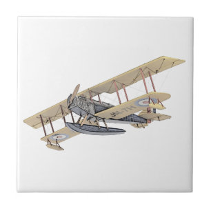 Curtiss JN-4 Jenny flöteflygplan Kakelplatta