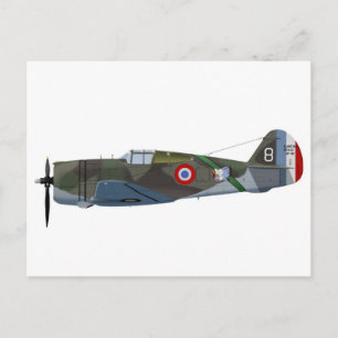 Curtiss P-36A Hawk 875C1 Vykort