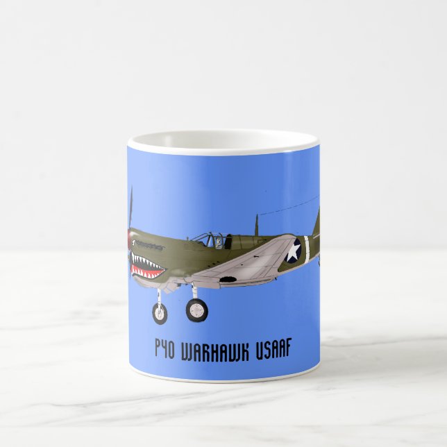 Curtiss P-40 Warhawk Kaffemugg (Center)
