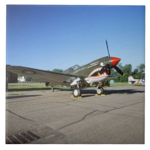 Curtiss P-40 Warhawk, på Minnesota CAF Air Show Kakelplatta