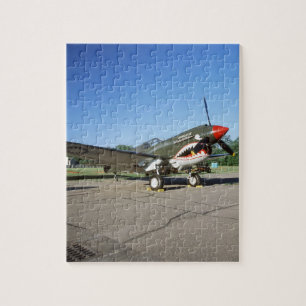Curtiss P-40 Warhawk, på Minnesota CAF Air Show Pussel