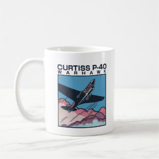 Curtiss P-40 Warhawk | WW2 Plane Kaffemugg