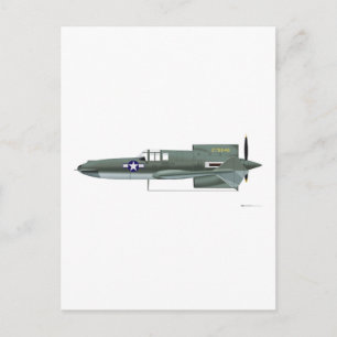 Curtiss XP-55 Ascender Vykort