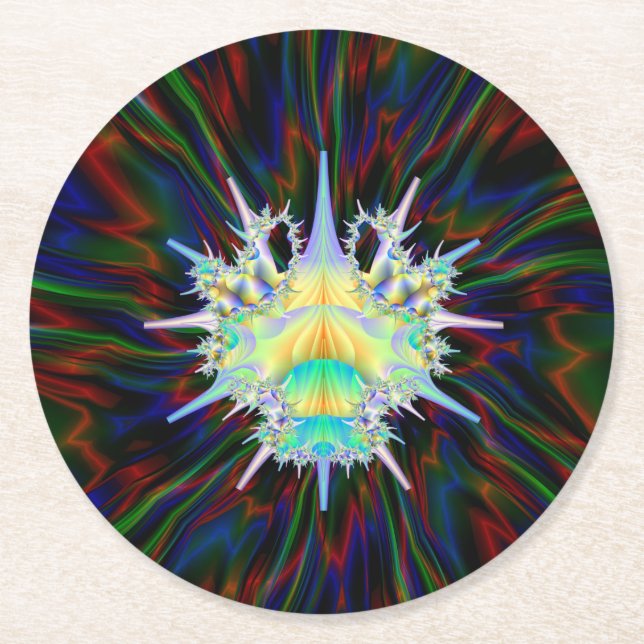 Curto Kryp Underlägg Papper Rund (Framsidan)