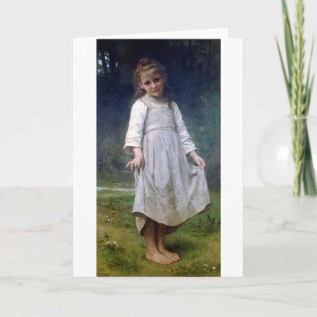 Curtsey, Bouguereau Kort (Framsida)