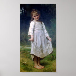 Curtsey, Bouguereau Poster