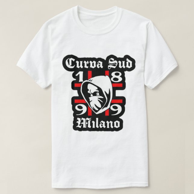 Curva Sud Milano T Shirt (Design framsida)