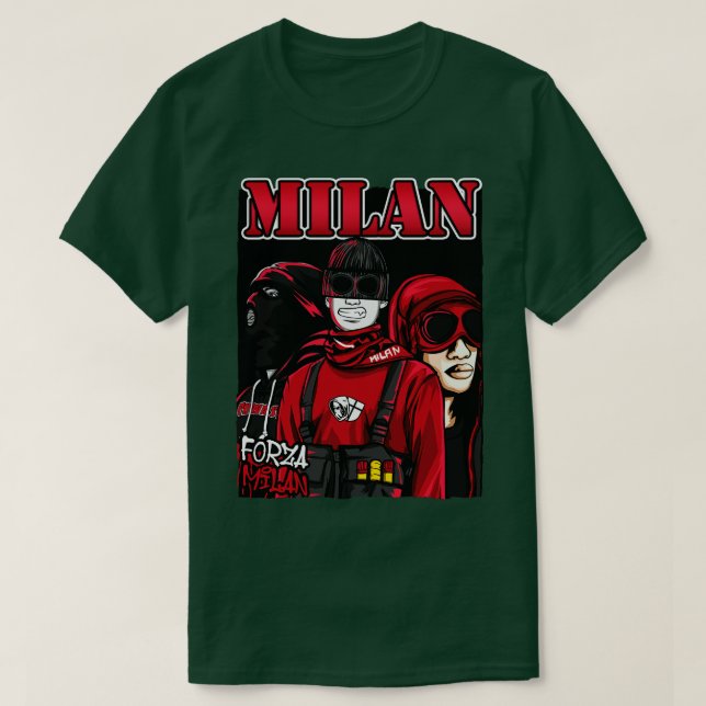 Curva sud milano t shirt (Design framsida)